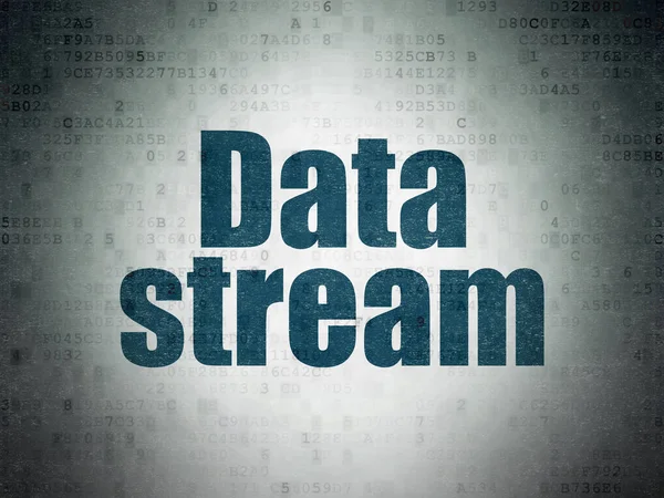 Concetto di dati: flusso di dati sul background della carta dati digitale — Foto Stock