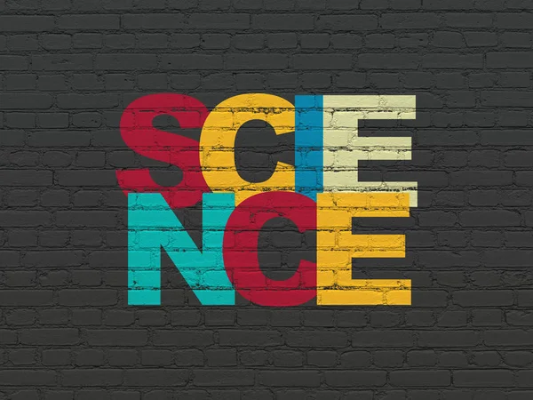 Vetenskapen koncept: vetenskap på väggen bakgrund — Stockfoto