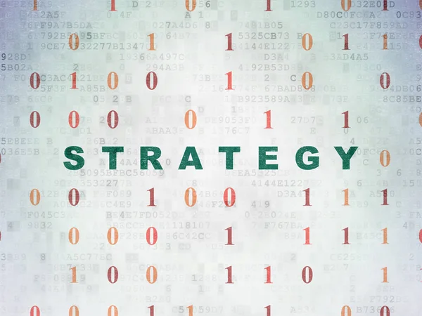 Ekonomi kavramı: dijital veri kağıt arka plan stratejisi