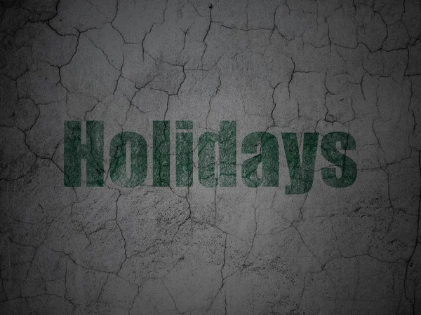 Entertainment, concept: Holidays on grunge wall background