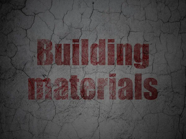 Concepto de construcción de edificios: Materiales de construcción sobre fondo de pared grunge —  Fotos de Stock