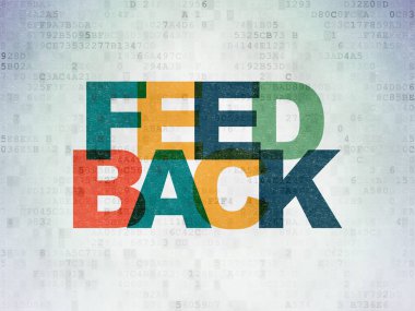 Ekonomi kavramı: dijital veri kağıt arka plan geribildirim