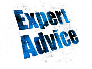 Hukuk kavramı: dijital arka plan üzerinde uzman tavsiyesi