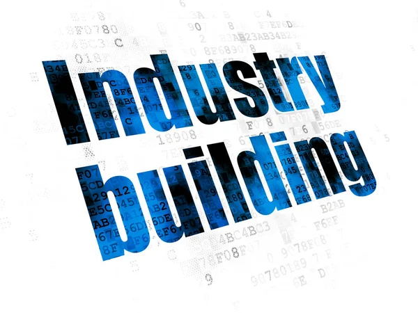 Industry concept: Industry Building on Digital background — Stock Photo, Image