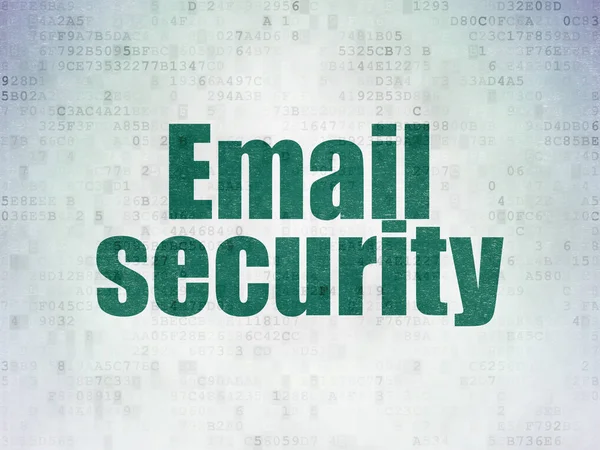 安全コンセプト: デジタル データ用紙の背景にメール セキュリティ — ストック写真