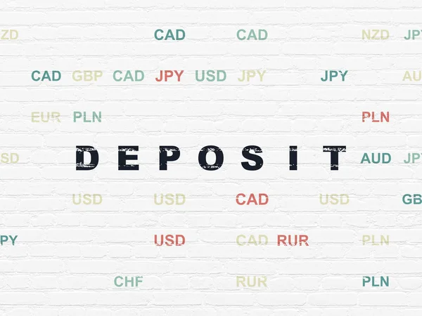 Para kavramı: duvar arka plan mevduat