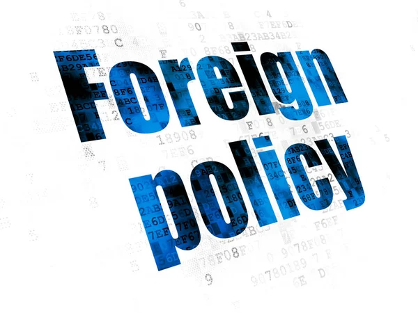 Politics concept: Foreign Policy on Digital background