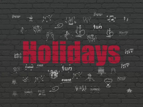 Eğlence, kavram: tatil günlerinde duvar arka plan