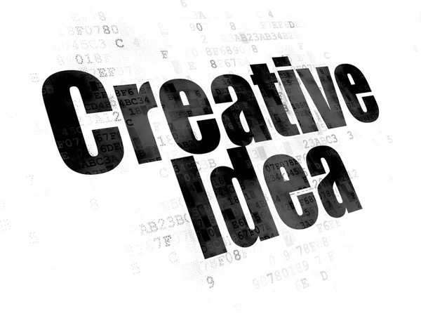 Conceito de finanças: Ideia criativa sobre fundo digital — Fotografia de Stock