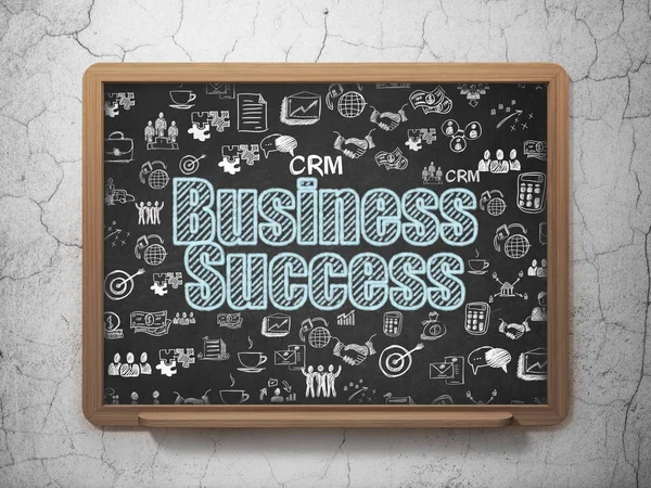 Üzleti koncepció: üzleti siker iskolaszék háttér — Stock Fotó