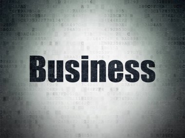 Finans kavramı: Dijital Veri Kağıt arkaplanı üzerine iş