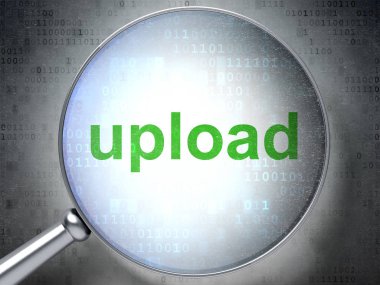 Web geliştirme kavramı: optik cam ile Upload