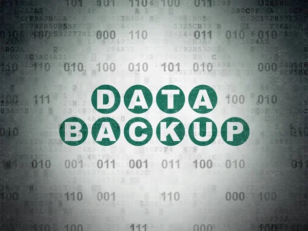 Datenkonzept: Datensicherung auf digitalem Datenpapier Hintergrund — Stockfoto