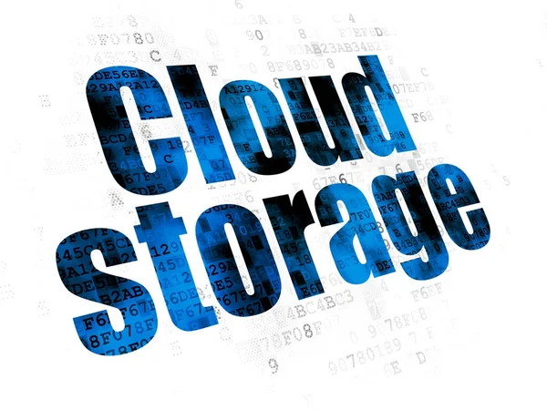 Protection concept: Cloud Storage on Digital background — Stock Photo, Image