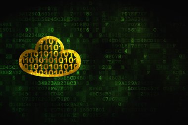 Bulut hesaplama kavramı: Dijital arkaplanda Kodlu Bulut