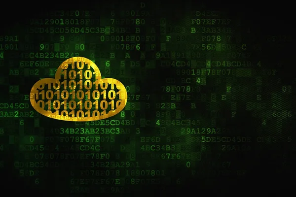 Bulut hesaplama kavramı: Dijital arkaplanda Kodlu Bulut