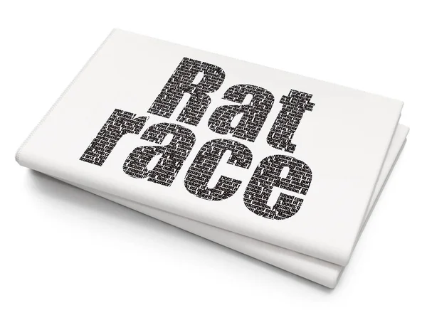 Siyasi kavram: keşmekeş boş gazete arka plan üzerinde