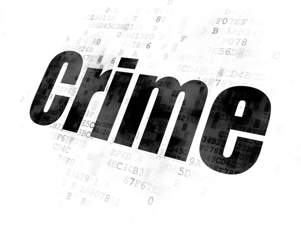 koruma kavramı: dijital arka plan üzerinde suç