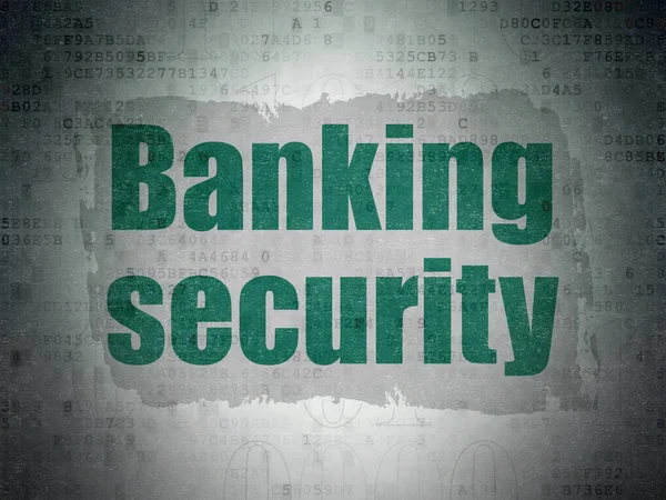Güvenlik kavramı: bankacılık güvenlik dijital veri kağıt arka plan üzerinde — Stok fotoğraf
