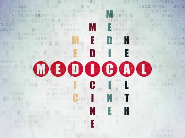 Health concept: Medical in Crossword Puzzle