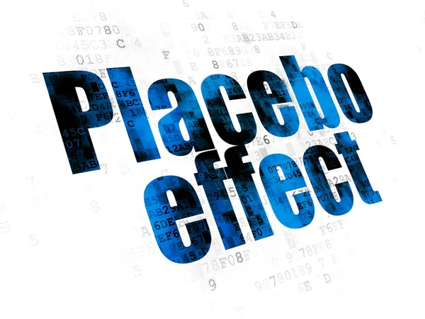 Health concept: Placebo Effect on Digital background — Stock Photo, Image