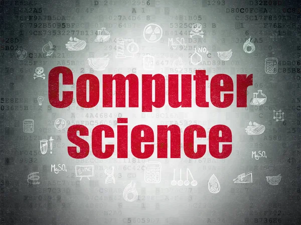 Concetto scientifico: Informatica sul background della Digital Data Paper — Foto Stock