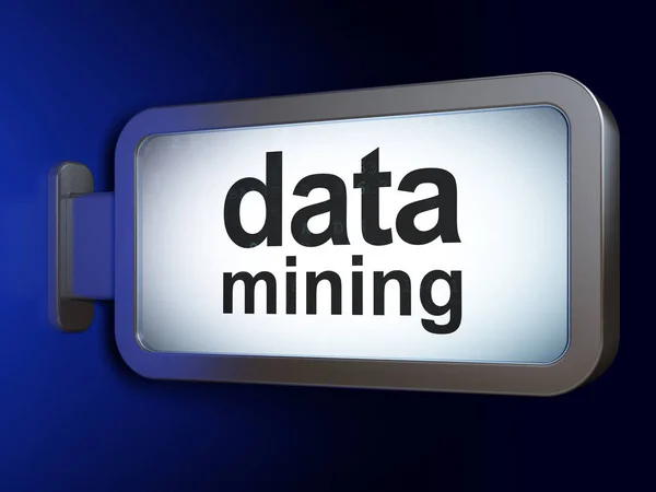 Datenkonzept: Data Mining auf Plakatwänden — Stockfoto
