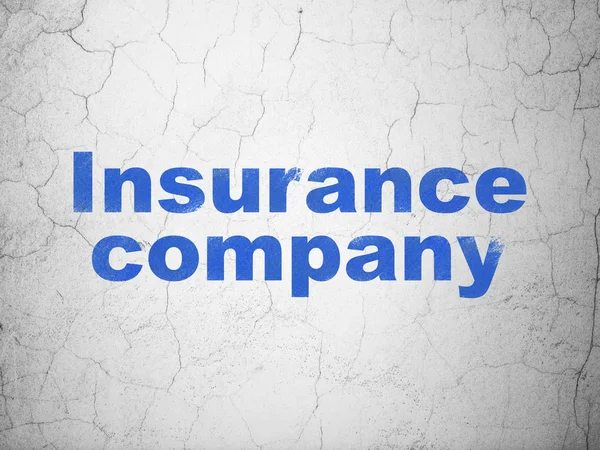 Försäkring koncept: försäkringsbolaget på vägg bakgrund — Stockfoto