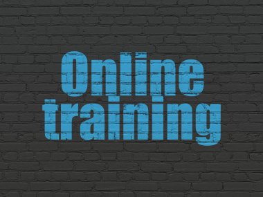 Eğitim kavramı: duvar zemin üzerine eğitim online