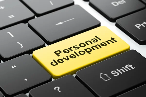 Education concept: Personal Development on computer keyboard background — Stock Photo, Image