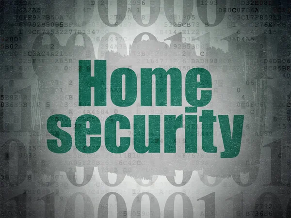 Privacy concept: Home Security on Digital Data Paper background — Stock Photo, Image