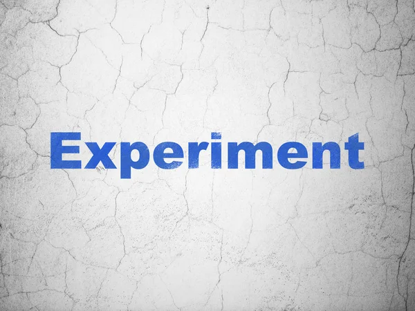 Science concept: Experiment on wall background — Stock Photo, Image