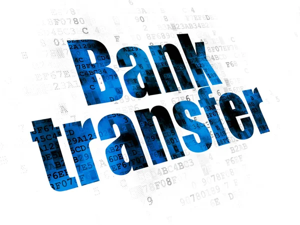 Banking concept: Bank Transfer on Digital background