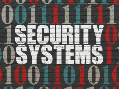 Koruma kavramı: duvar arka plan üzerinde güvenlik sistemleri