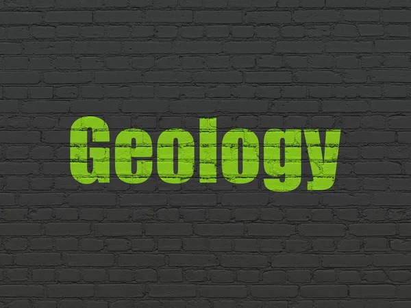 Concepto científico: Geología sobre fondo de pared —  Fotos de Stock