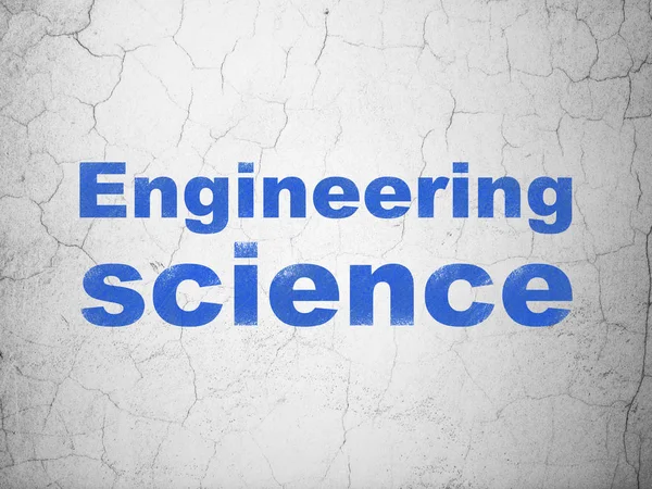 Наукова концепція: інженерна наука на фоні стіни — стокове фото