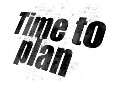 Zaman kavramı: zaman dijital arka planı için