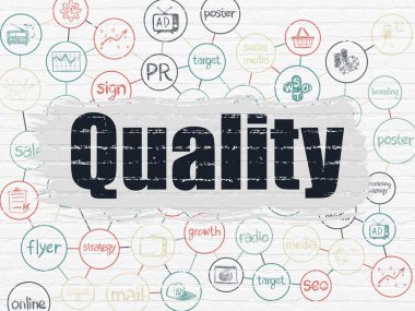 pazarlama kavramı: kaliteli duvar zemin üzerine