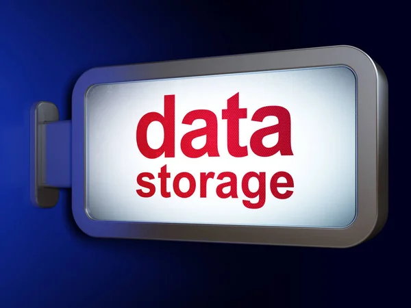 Data concept: Data Storage on billboard background — Stock Photo, Image