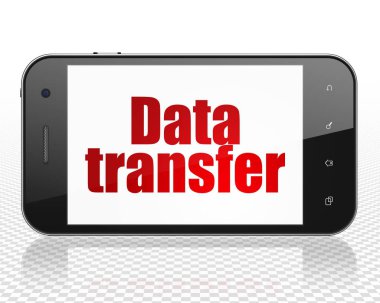 Veri kavramı: Smartphone ile veri aktarımı ekranda