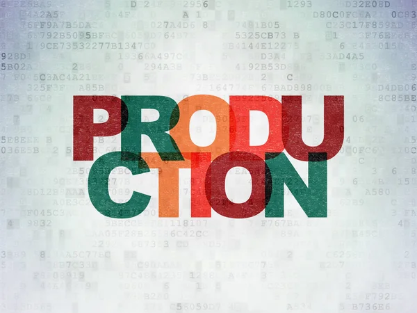 Concept de financement : Production sur papier numérique — Photo