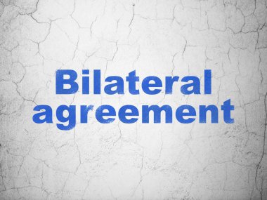 Sigorta kavramı: duvar arka plan üzerinde ikili anlaşma