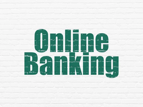 Bank fogalma: Online banki háttér — Stock Fotó