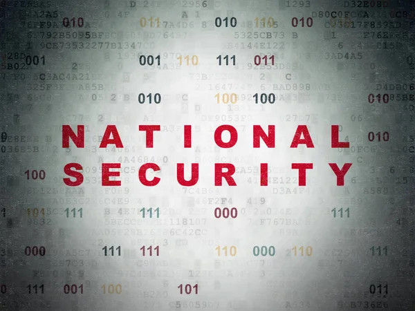 Security concept: National Security on Digital Data Paper background