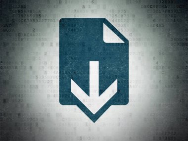 Web tasarım konsepti: dijital veri kağıt arka plan üzerinde Download