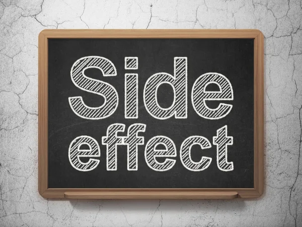 Medicine concept: Side Effect on chalkboard background