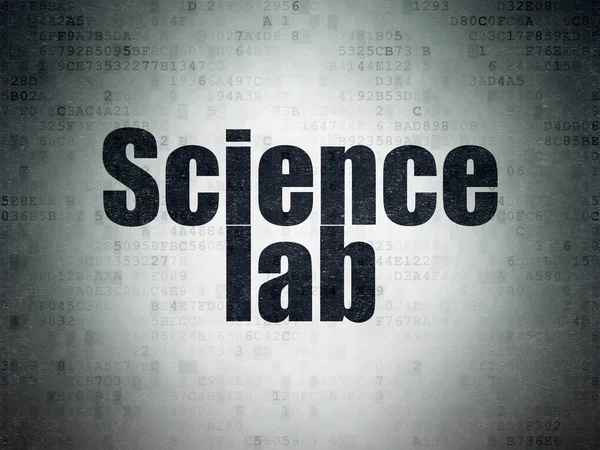 Vetenskapen koncept: Science Lab på Digital Data papper bakgrund — Stockfoto