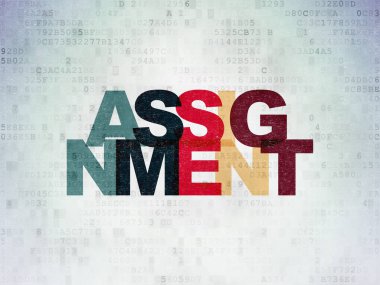 Hukuk kavramı: dijital veri kağıt arka plan atama