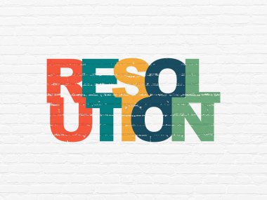 Hukuk kavramı: çözünürlük duvar arka plan üzerinde