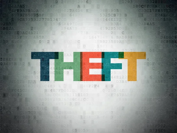Privacy concept: Theft on Digital Data Paper background — Stock Photo, Image